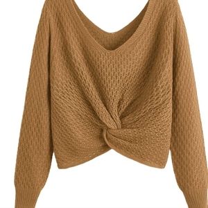 Jillumi Women's NWT Sexy Long Sleeve Casual Sweater Sz M